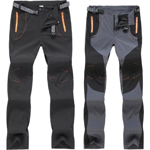 Men Quick-drying Pants Mens Summer Outdoor Sports Spring Autumn Sports Trousers Breathable Loose Stretch Hiking Fishing Pants