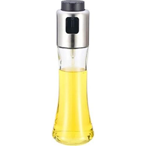 Olive Oil Sprayer Dispenser Oil Sprayer Bottle Glass Bottle Barbecue Cooking Oil Pot Leak-proof Kitchen Seasoning Supplies Tool