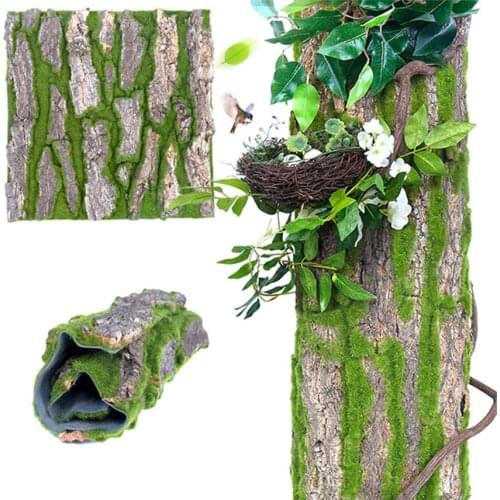 Simulation Tree Bark Sewer Water Pipe Decoration Fake Moss Balcony Decoration Artificial Plants Garden Landscaping Decoration
