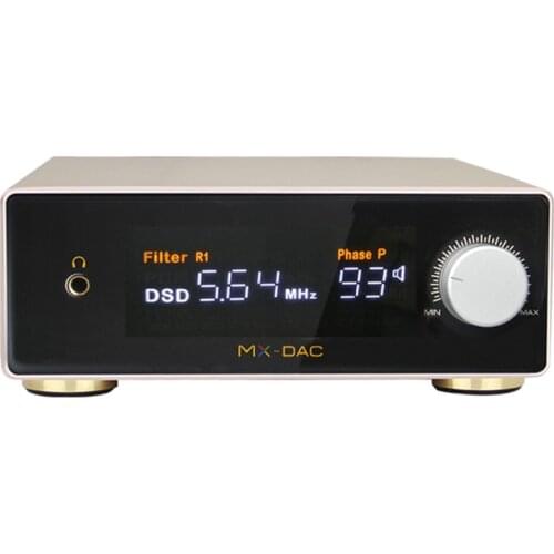 R-090 JF MX-DAC double AK4497+FPGA DAC+Ultra low Phase noise dual clock 32Bit/384KHz DSD512 DAC