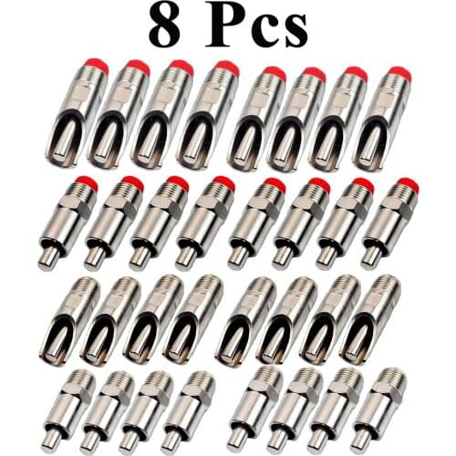 8PCS Pig Nipple Drinker Stainless Steel Farming Automatic Waterer Fountain Sow Drinkering Watering Piggery Farm Tool Supplies