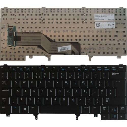 NEW UK Laptop Keyboard for Dell Latitude E6420 E6320 E6430 E5420 E5430 E6430s Keyboard Without pointing stick
