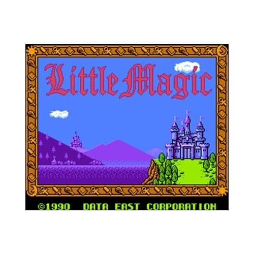 Little Magic Region Free 8 Bit Game Card For 72 Pin Video Game Player