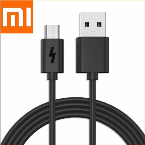 Original Black Xiaomi mi a2 lite Fast Charger Cable for redmi 5 plus 4x note 5 6 pro 4 4a 5a 6a s2 mobile phone Micro usb cable