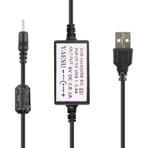 Walkie Talkie Charger USB Portable Walkie Talkie Charging Adapter Replacement for Yaesu VX-1R