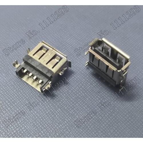 10pcs/lot 2.0 USB Jack Connector for Asus K95V K95VB K95VJ K95VM A95V A95VB A95VJ A95VM R900V R900VJ QCL90 USB Port