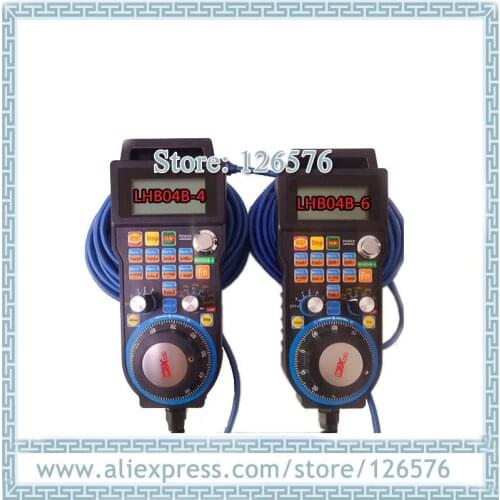 Mach3 Control handle wheel USB Handwheel LHB04B-4 / LHB04B-6 MPG support Max 6 axis