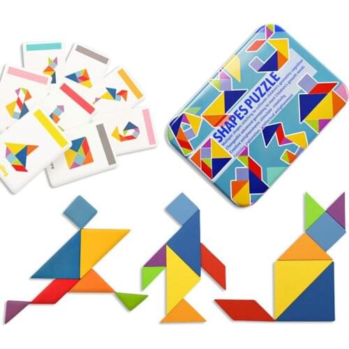 Creative Puzzle 4 Styles Kids Children Wooden Toys Puzzle Toys Kids Early Learning Educational Toys Creative Imaginary Puzzle