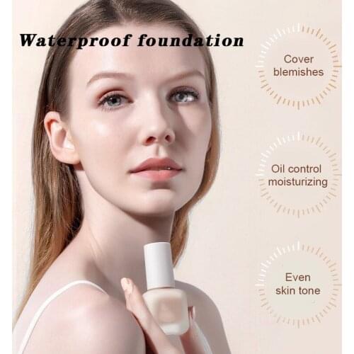 Korean hot sale Full Cover Liquid Concealer Makeup Eye Dark Circle Cream Face Corrector Waterproof Base Make Up 30ml Cosmetic