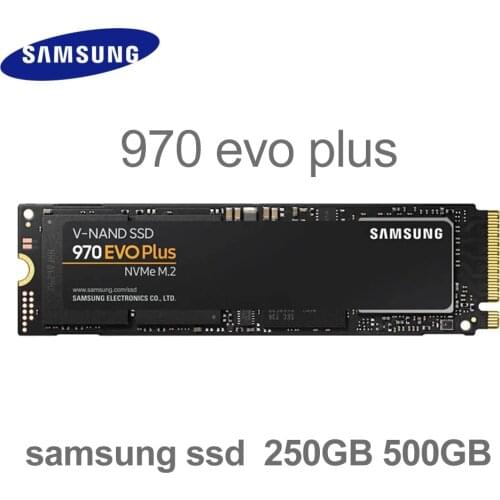 SAMSUNG M.2 SSD 1TB 250GB 500GB 2TB 970 EVO Plus Internal Solid State Drive Hard Disk M2 2280 TLC PCIe Gen 3.0 x 4, NVMe 1.3