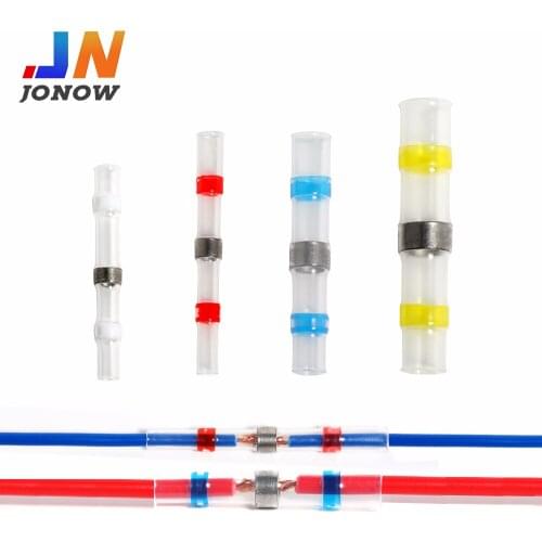 Waterproof solder shrink tube wire terminal 10/30/50PCS faston Connector A.W.G-22-18 quick cable splice butt type electrical KIT