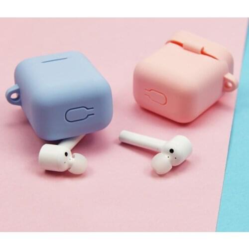 Protective Cases For Xiaomi Air 2/2S Earphone Silicone Cover For MI Air 2S/2 Wireless Headphone Charging Box Skin With Free Gift