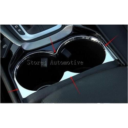 1*ABS Front cupholder frame water bottle box cover trim forford Fusion 2013 2014 for MONDEO 2.0T