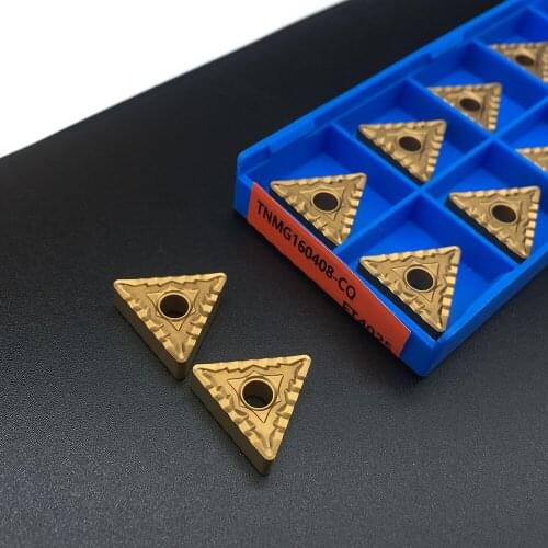10PCS TNMG160408 CQ FT4025 For Steel parts Carbide Inserts Turning Tool External Turning Tool Carbide Insert Lathe Cutter