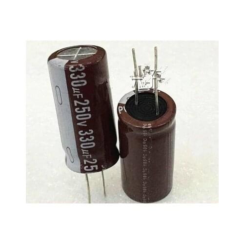 250V 330UF 330UF 250V Electrolytic Capacitor volume 18*35 best quality New origina