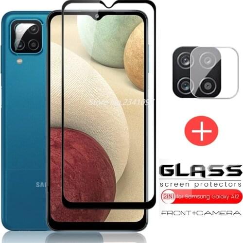 A12 Glass for Samsung Galaxy A12 A02s A51 A71 A42 5G A 02s Protective Tempered Glass Camera Len Screen Protector on Sansung A 12