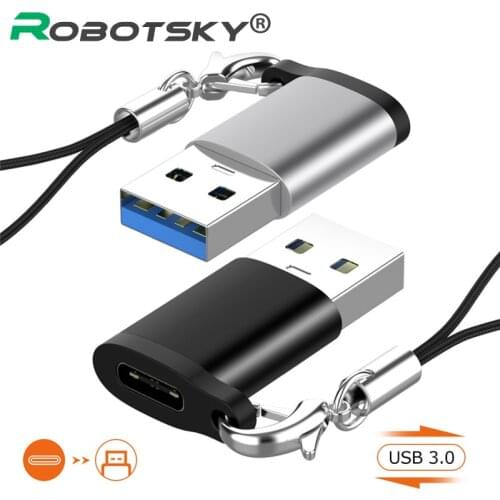 Type C OTG Adapter USB C Female to USB 3.0 Male Converter USB-C Type-C Charge Data Sync Cable for Laptop Samsung Xiaomi Macbook
