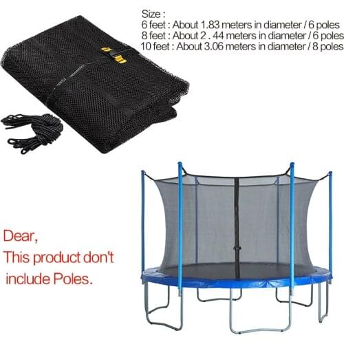 Trampoline Protective Net Nylon Trampoline for Kids Children Jumping Pad Safety Net Protection Guard Outdoor Indoor Supplies