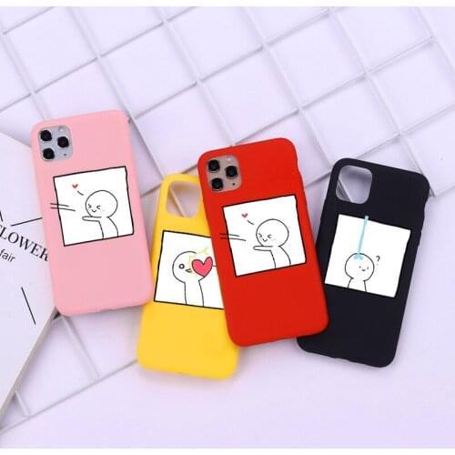 Couple Phone Case For iPhone XS Max X XR 11 12 13 Pro Max Mini SE 2020 7 8 6 6S Plus 5 5S SE Soft Silicone Fitted Box Back Cover