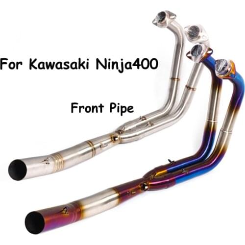 For Kawasaki Ninja 400 250 2017-2020 Motorcycle Exhaust Muffler Modified Front Header Link Pipe