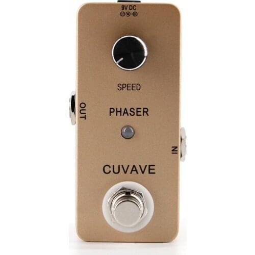 Cuvave Phase Guitar Pedal Zinc Alloy Shell True Bypass Guitar Parts & Accessories Analog Psychedelic Phase Guitar Effect Pedal