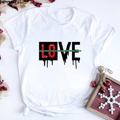 Women Tshirt Short Sleeve Fashion Love Letter Printed Summer Lady Womens Tops Short sleeve T-Shirt Tees Female T Shirt Clothes