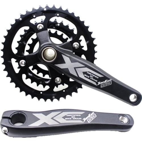 104 BCD Mountain Bike Integrated Crankset 9 Speed 27 Speed MTB Bicycle Hollow Crank Set Bicycle Chainwheel Modified Sprocket