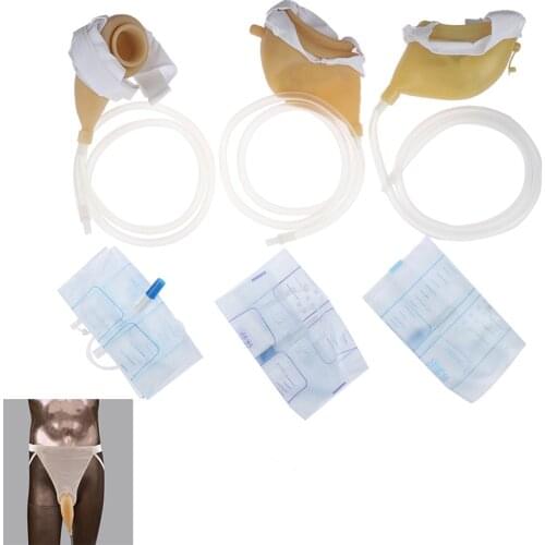 Urinary Incontinence Bedridden Patients Urination Catheter Bag Reusable Male Female Elder Urine Bag Urinal Pee Holder Collector
