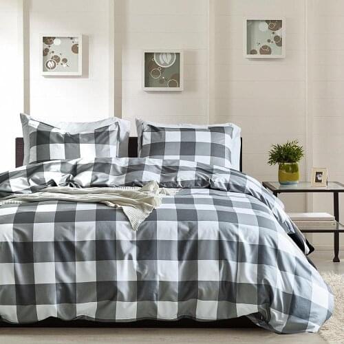 Nordic duvet cover set Home comforter bedding set fresh twin Queen King Size bed set Bedclothes Quilt Cover + Pillow case
