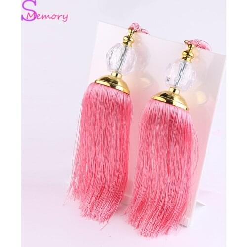 NEW Crystal Europe Curtain Tassel Tieback Clips Buckle Hanging Ball Tie Back Straps Holders Accessories Home Decoration