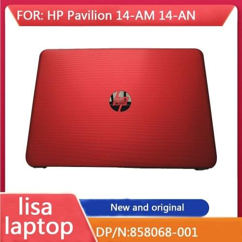 New Red Case Shell For HP Pavilion 14-AM 14-AN Laptop LCD Back Cover/Rear Lid Cover 858068-001