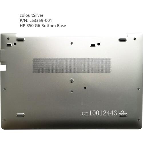 New Original For HP Elitebook 850 G6 Lower Bottom Base Case Cover Silver L63359-001