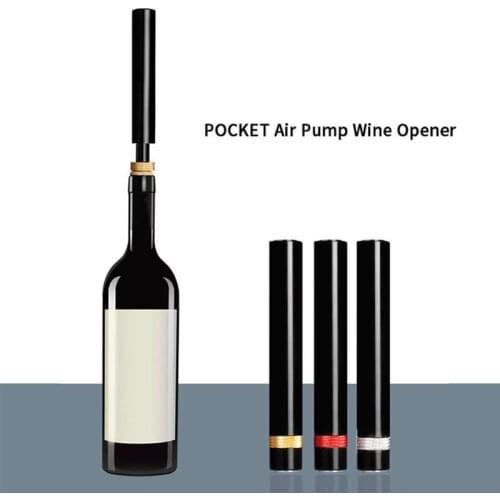 Wine Bottle Opener Pin Cork Remover Air Pressure Portable Bottle Corkscrew for Kitchen Bar 2021 Latest