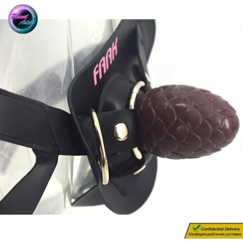 Silicone Pinecone Strapon Anal Plug Dildo Masturbator Female Vagina Pussy Male Prostate Massager Sex Toys for Women Lesbian Men