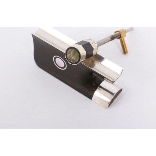 Yinfente Cello Bow Frog Sterling Silver Mounted ebony France eye inlay Cello Bow parts & accessories