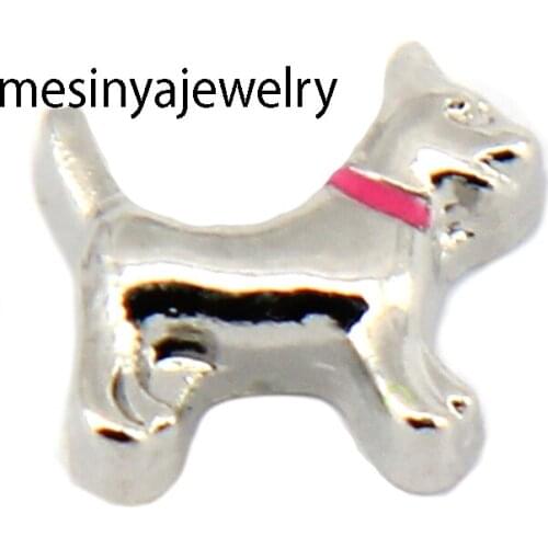 10pcs Dog Custom Floating Charms For Glass Locket