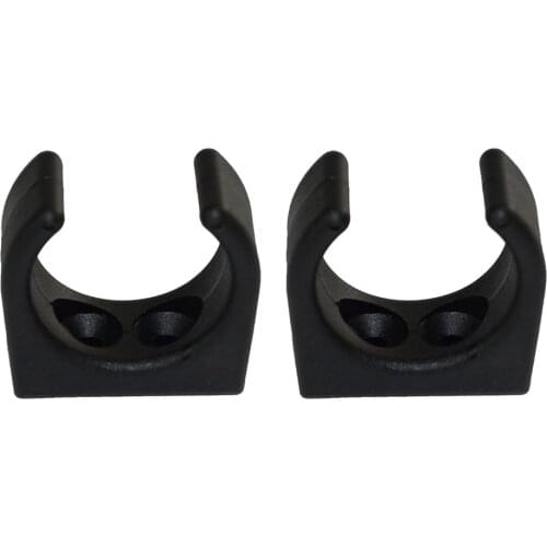 2pcs Marine Boat Ladder Paddle Rod Holder Storage Clips Fit 1-1/4' Diameter