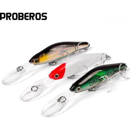 PROBEROS 5PCS Floating Minnow Baits 10cm-7g Fishing Lures Artificial Crankbaits Bass Hard Bait Wobblers Topwater Swimbaits Pesca