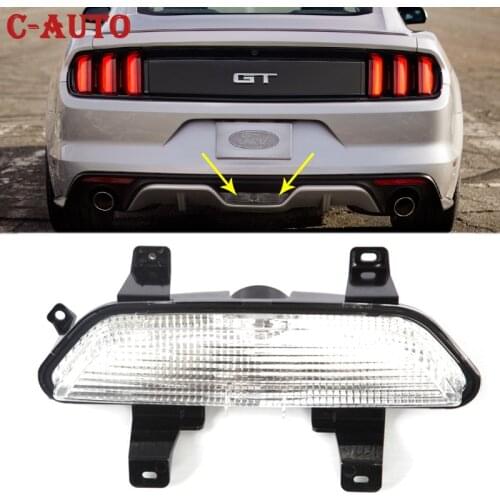 Car Brake Light Rear Fog Reflector light Bumper Reflector lamp Tail Warning For Ford Mustang GT 5.0 2015-2020 Car Accessories