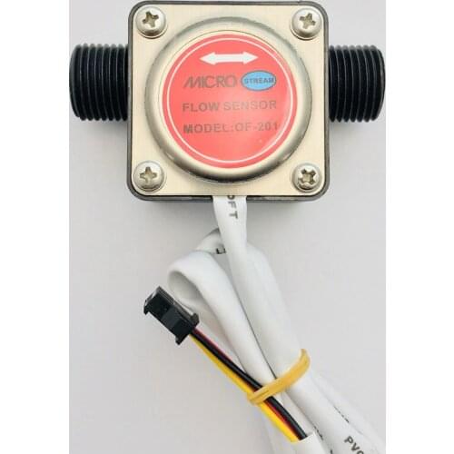 BSP 1/2" Gear Oil Flow Sensor for Lubricant Oil Petrol Gasoline OF201 Zhongjiang SEA NPN Pulse Signal Flowmeter Diesel Milk