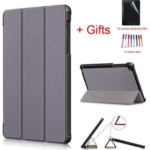 Stand Cover for Samsung Galaxy Tab A 8.0 P200 P205 SM-P200 SM-P205 With S Pen 2019 8" Tablet Ultra Slim PU Leather Case