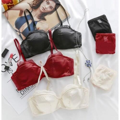 Women Lace Panties Bras Sets Seamless Sexy Lingerie Underwear Push Up Lace Bras Sets