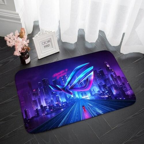Cool Asus Rog Kitchen Non-Slip Carpet Absorbent Bedroom Door Mat Balcony Decorative Doormat Prayer Carpet Home Soft Flannel Rug