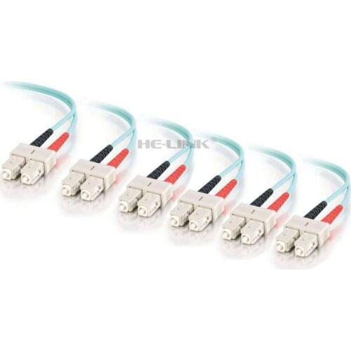 LODFIBER 300M SC-SC Outdoor Armored 10G OM3 MM 12 Strands Fiber Optic Cable Patch Cord