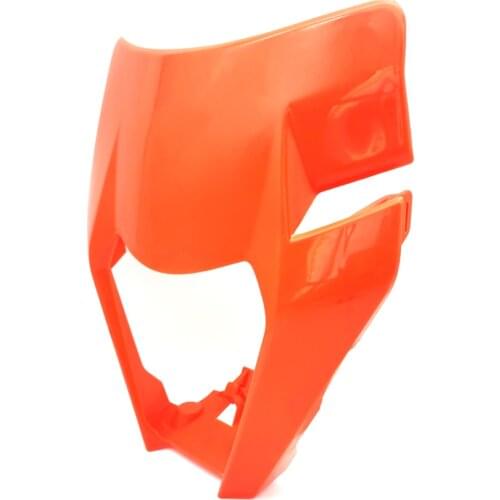 Motorcycle Headlight Cover Mask Orange For EXC SX SXS EXCF XCW SMR 125 150 250