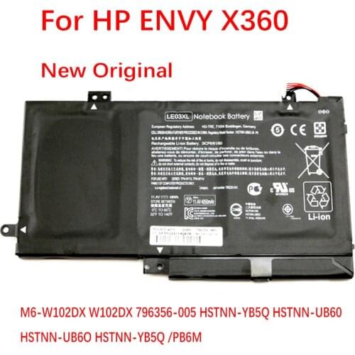 New Original LE03XL For HP ENVY X360 M6-W102DX W102DX 796356-005 HSTNN-YB5Q HSTNN-UB60 HSTNN-UB6O HSTNN-YB5Q Laptop Battery