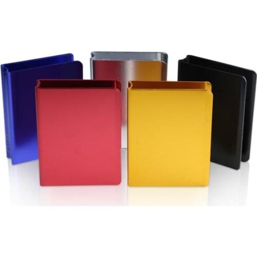 Wholesale Pack of 5 pcs Card Clip J Porper Playing Card Magic Trick Metal Poker Holder Deck Protector Pack Box Case Accessories