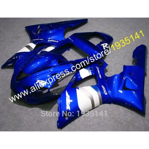 Popular Blue Cowling For Yamaha YZF1000 R1 2000 2001 YZF R1 YZF-R1 YZF R1 Motorcycle Fairing Body (Injection molding)