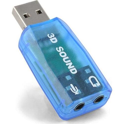 Hot Fashion Desktop 5.1 USB 3D Virtual Channel Audio Sound Card Adapter Creative