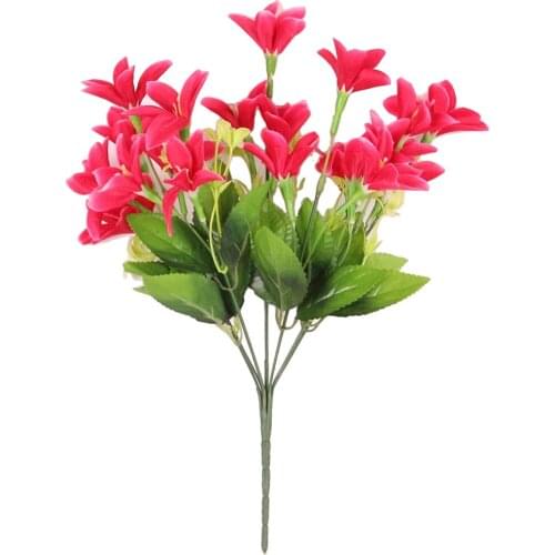 ARTIFICIAL LILY BONQUETS FOR FLORAL ARRANGEMNETS CENTERPIECES ROOOMS DECOR